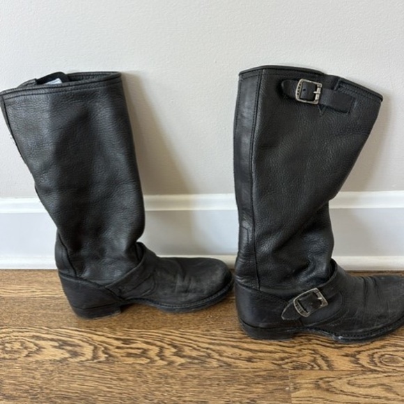 Frye, Veronica Slouch, Black, Size 7 - Picture 4 of 7